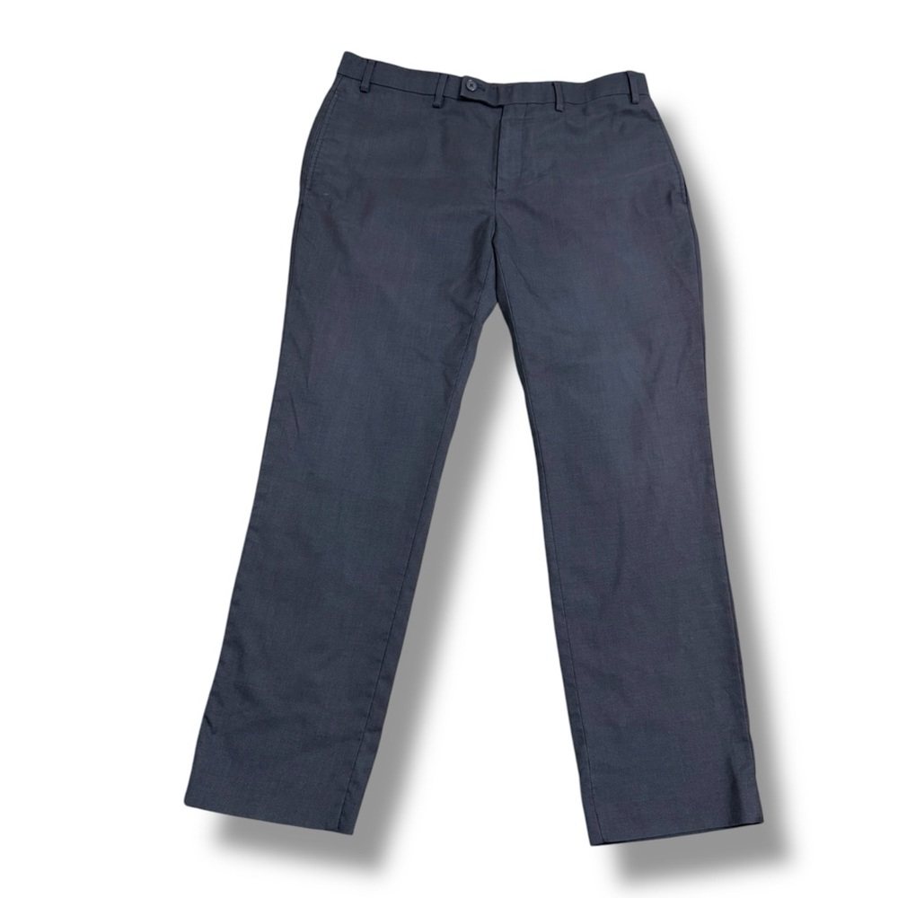 Calvin Klein Men's Blue Pants Flat Front 36 x 29